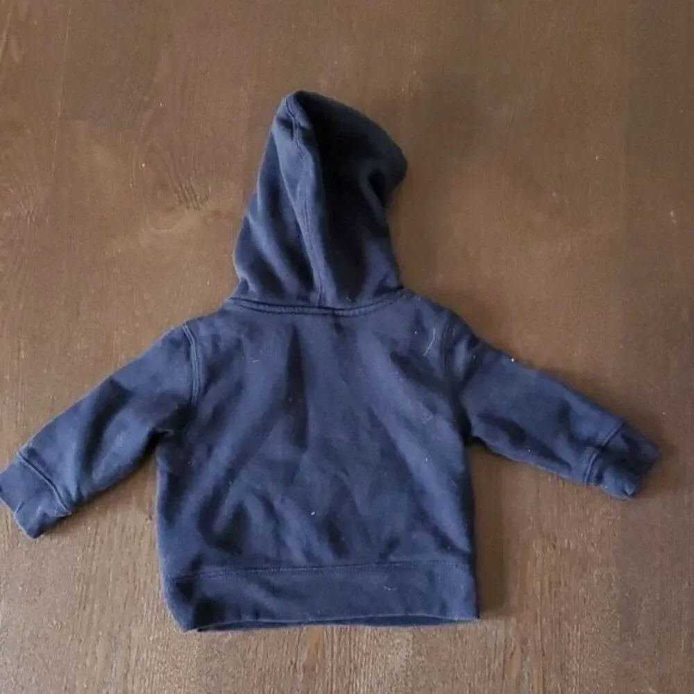 Gap Kids Arch Jogger Set Sweat Pants Sweatshirt Hoodie Hooded Indigo 12-18 MONTH